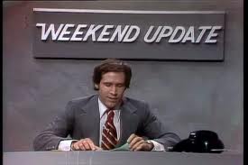 Chevy Chase SNL Weekend Update Broadcast Journalism